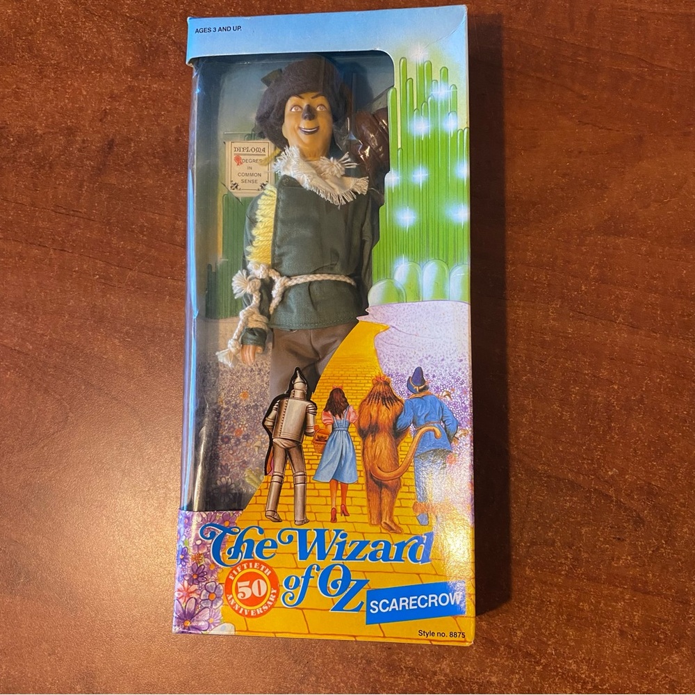 Scarecrow Vintage Wizard Of Oz 12" Doll New NIB 1988 50th Anniversary